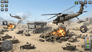 War Helicopter Flight Game Screenshot 1