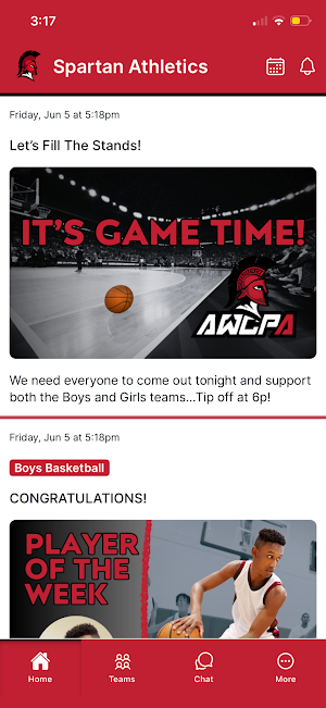 AWCPA Spartan Athletics Screenshot 0