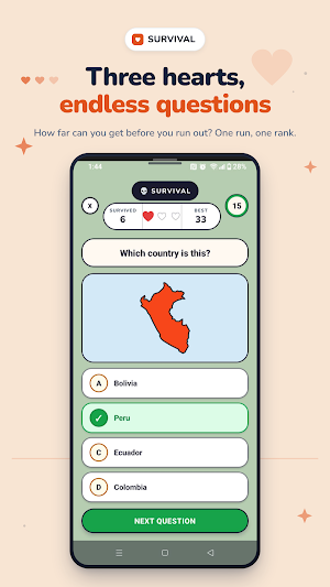 GeoQuiz: Daily Geography Quiz Screenshot 3