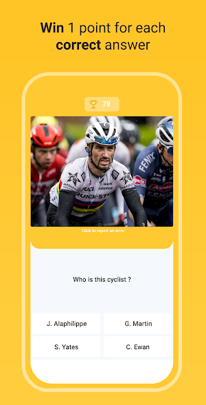Quiz Cycling - Guess the Name Screenshot 1