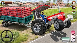 Real Indian Tractor: Farm Game Screenshot 0