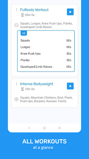 Workout Time: Custom Workout T Screenshot 2