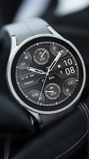 Carbon Fiber Texture ZKinWatch Screenshot 1