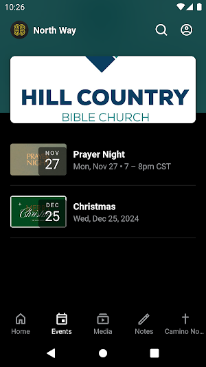 North Way App Screenshot 1
