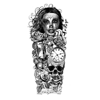 black and grey tattoo