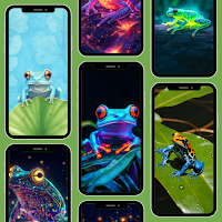 Cute Frog Wallpaper 4K