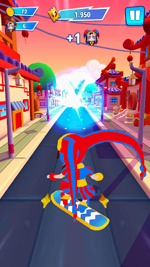 Digital Circus Super Run Game Screenshot 0