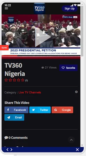 TV360 Nigeria Screenshot 3
