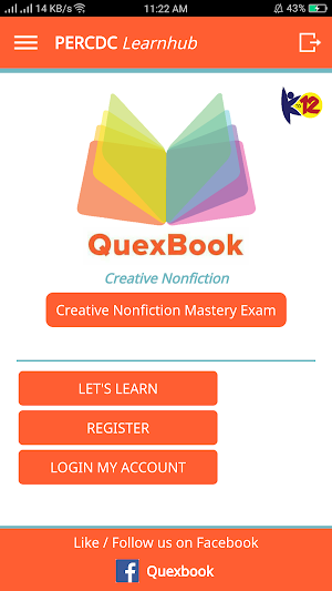 Creative Nonfiction - QuexBook Screenshot 0