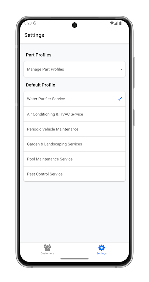 Service Tracker Screenshot 3