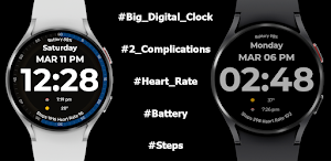 CDL Big Digital Watch Face Screenshot 0