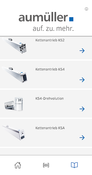 AUMÜLLER AUMATIC Catalogue Screenshot 1
