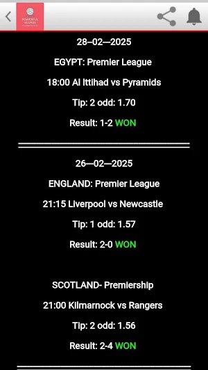 POWERFUL SCORES TIPS Screenshot 0