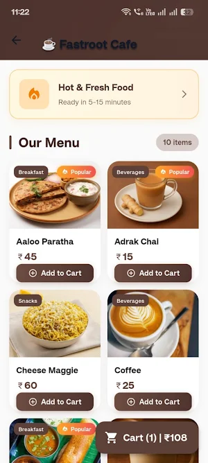 Fastroot: Groceries & More Screenshot 1