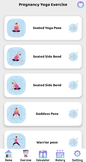 Pregnancy Yoga Exercise Screenshot 3