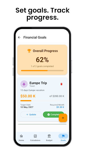 FinTrackr – Budget & Goals Screenshot 2
