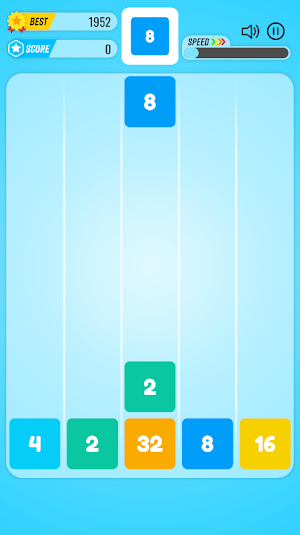 2048: Drop & Merge Screenshot 0