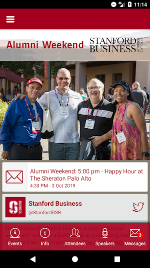 Stanford GSB Reunions Screenshot 2