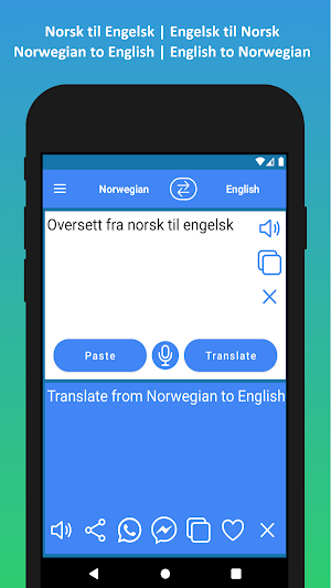 Norwegian English Translator Screenshot 1