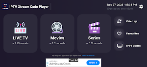 IPTV Xtream Code Player Screenshot 1