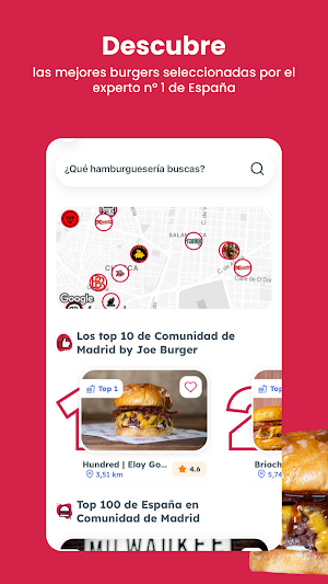 Joe Burger List Screenshot 1