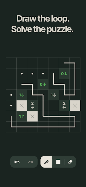 loopr: Yajilin Logic Puzzles Screenshot 0