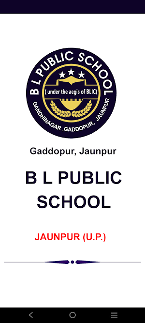B L Public School Screenshot 0