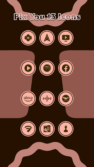 Pix You 13 Pale Rose Icons Screenshot 3