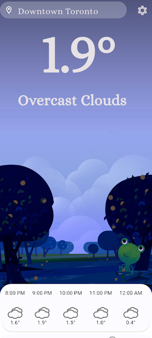 Froggy Weather Screenshot 2