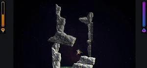 Moon Lander Inertial 2D Screenshot 1