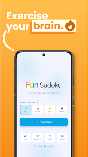 Fun Sudoku: Daily Brain Puzzle Screenshot 1