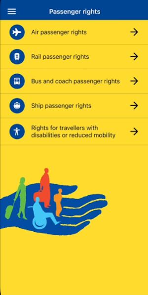 Passenger rights Screenshot 0