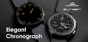 Elegant Chronograph Watch Face Screenshot 0