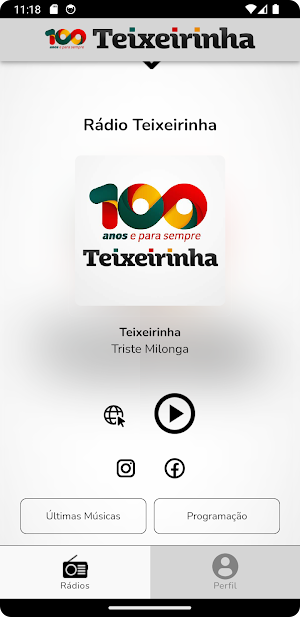 Rádio Teixeirinha Screenshot 0