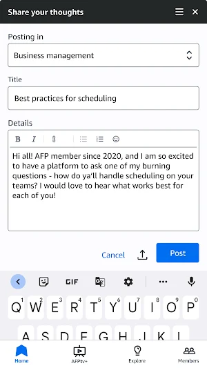 Amazon Communities Screenshot 2