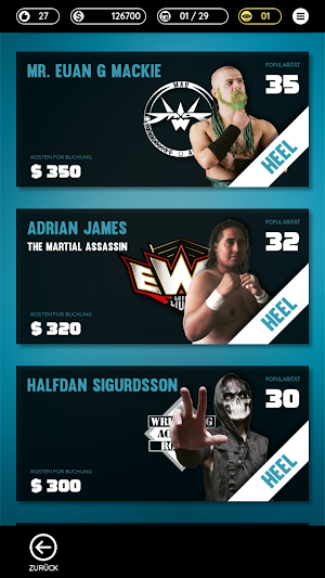 Wrestling Manager Mobile Screenshot 3