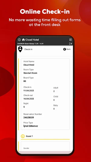 ElektraWeb Guest App Screenshot 2