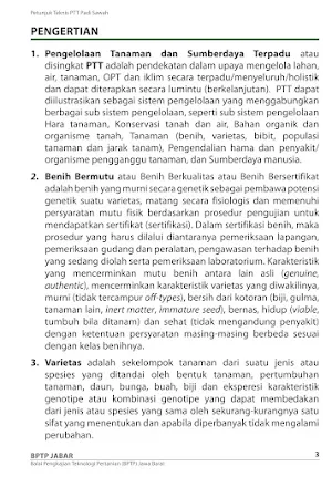 Petunjuk Teknis PTT Padi Sawah Screenshot 2