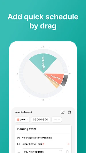 DayRoutine - Pie Timetable Screenshot 2
