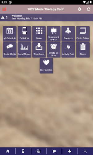 MAR Events Screenshot 1