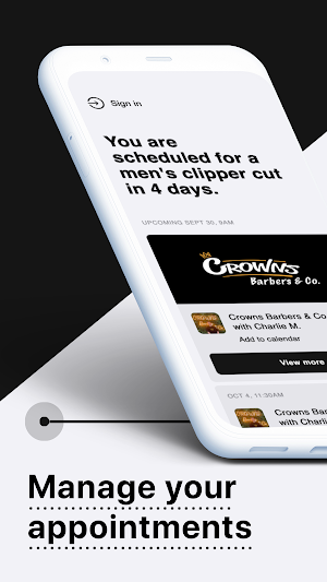 Crowns Barbers & Co. Screenshot 1