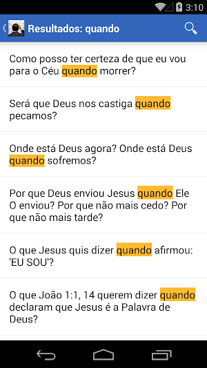Tens Perguntas? Screenshot 2