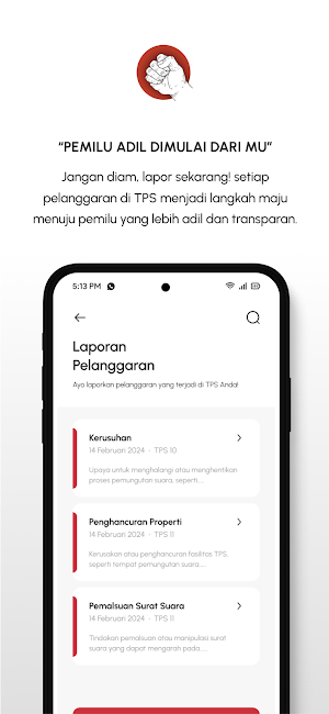 Warga Jaga Suara Screenshot 3