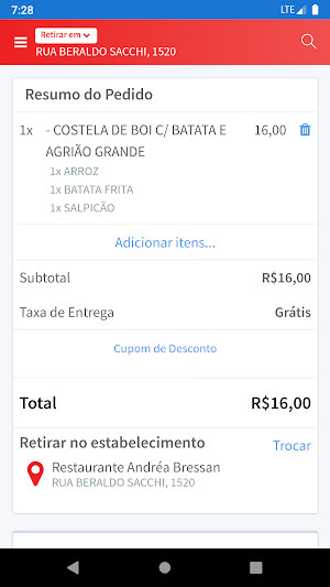 Restaurante Andrea Bressan Screenshot 3