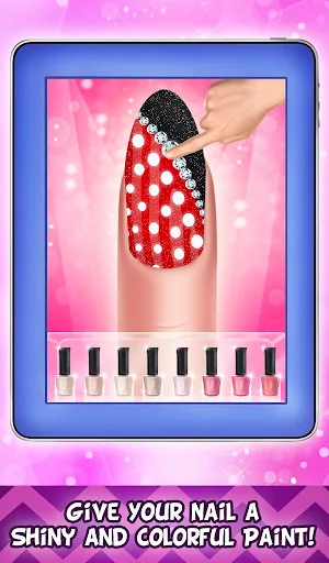 Fashion Doll Nail Art Salon Games Screenshot 0
