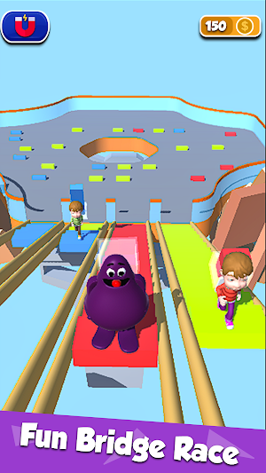 Bridge Run Stair Stack Race Screenshot 2