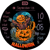 BFF29- Halloween Pumpkin Witch