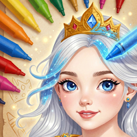 Princess Coloring and Dress Up
