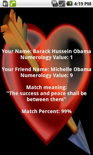 Love Calculator Kabbalah match Screenshot 1