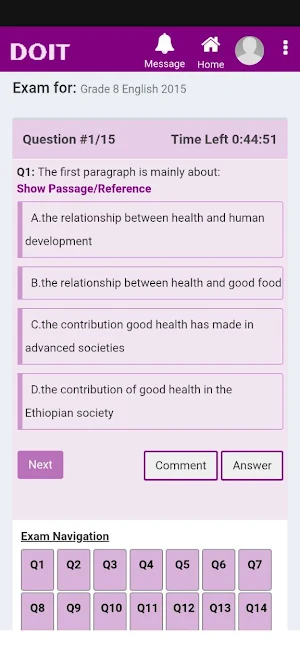 DOIT EXAMS Screenshot 1